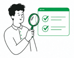 Site audit checklist illustration
